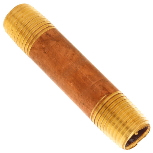 Main product image of 1/4" x 2-1/2" Brass Nipple (Lead Free)
