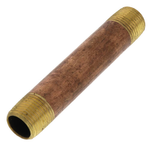 Main product image of 3/8" x 3-1/2" Brass Nipple (Lead Free)