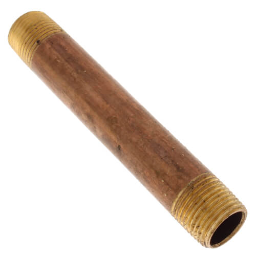 Main product image of 3/8" x 4" Brass Nipple (Lead Free)
