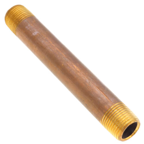 Main product image of 3/8" x 4-1/2" Brass Nipple (Lead Free)