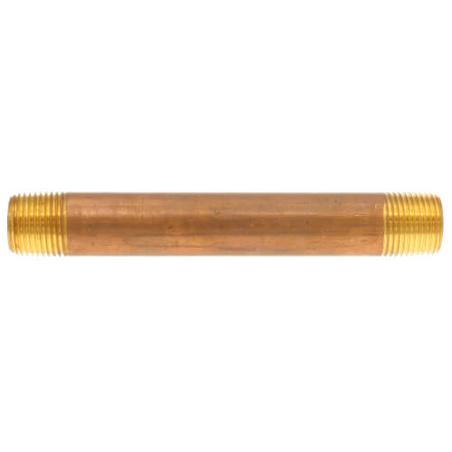 Main product image of 3/8" x 4-1/2" Brass Nipple (Lead Free)