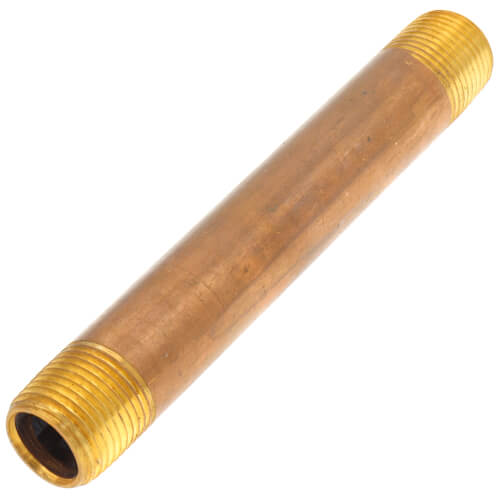 Main product image of 3/8" x 4-1/2" Brass Nipple (Lead Free)