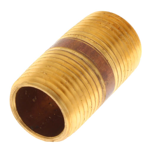 Main product image of 1/2" x 1-1/2" Brass Nipple (Lead Free)