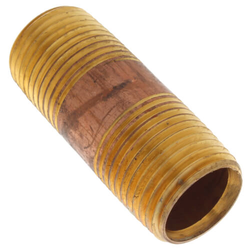 Main product image of 1/2" x 2" Brass Nipple (Lead Free)