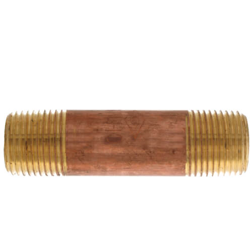Main product image of 1/2" x 3" Brass Nipple (Lead Free)