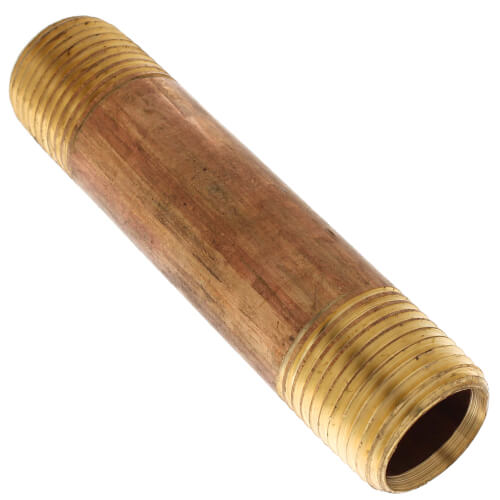 Main product image of 1/2" x 3-1/2" Brass Nipple (Lead Free)