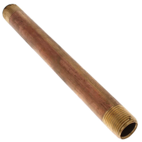 Main product image of 1/2" x 8" Brass Nipple (Lead Free)