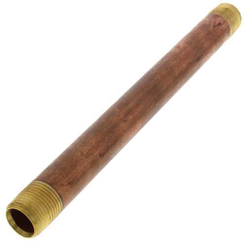 Main product image of 1/2" x 9" Brass Nipple (Lead Free)