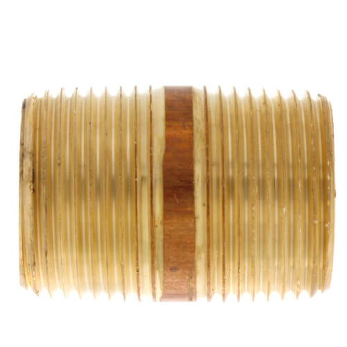 Main product image of 3/4" x 1-1/2" Brass Nipple (Lead Free)