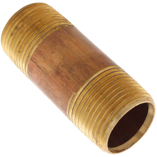 Main product image of 3/4" x 2-1/2" Brass Nipple (Lead Free)