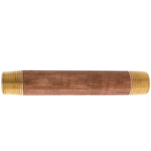 Main product image of 3/4" x 6" Brass Nipple (Lead Free)