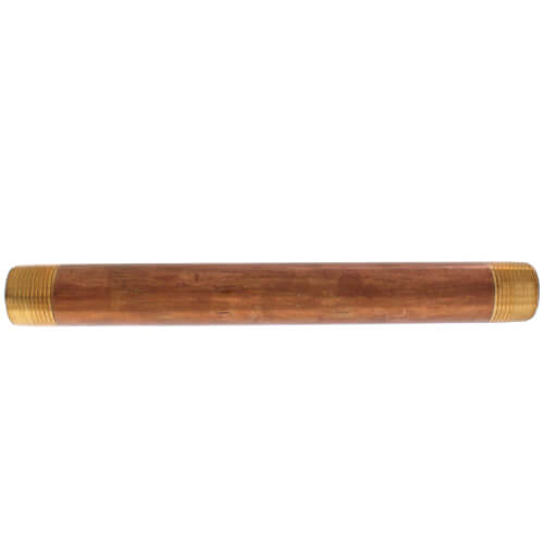 Main product image of 1" x 11" Brass Nipple (Lead Free)