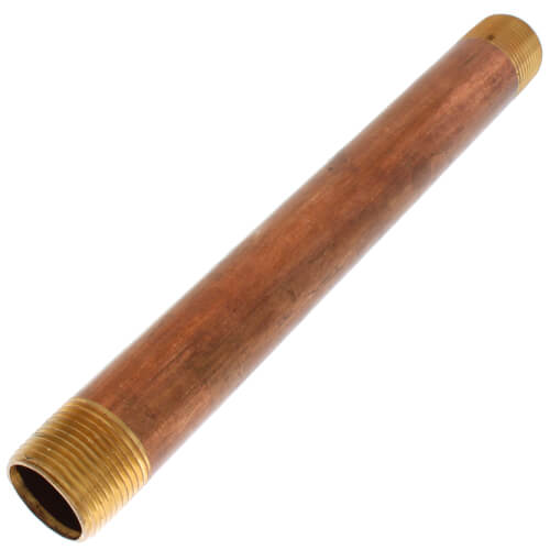 Main product image of 1" x 11" Brass Nipple (Lead Free)