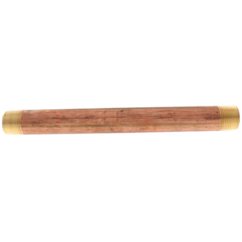 Main product image of 1" x 12" Brass Nipple (Lead Free)