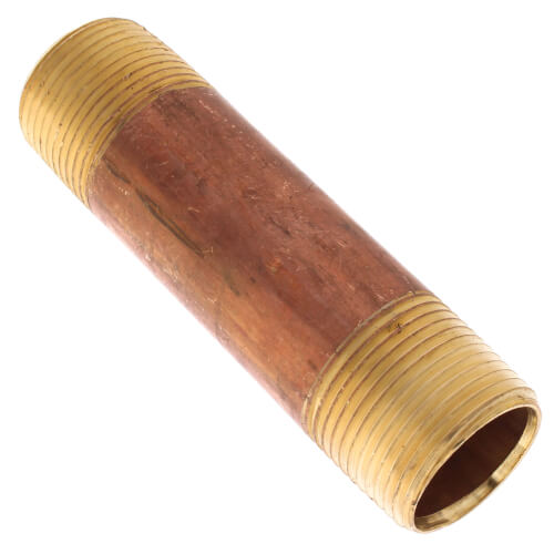 Main product image of 1" x 4-1/2" Brass Nipple (Lead Free)
