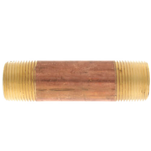 Main product image of 1" x 4-1/2" Brass Nipple (Lead Free)
