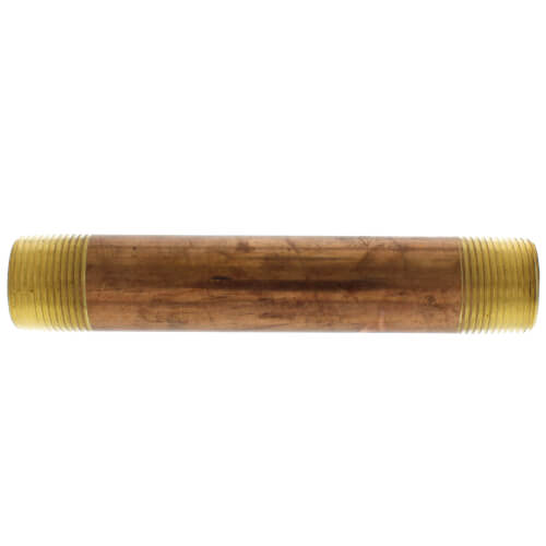 Main product image of 1" x 7" Brass Nipple (Lead Free)