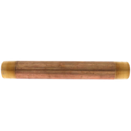 Main product image of 1" x 9" Brass Nipple (Lead Free)
