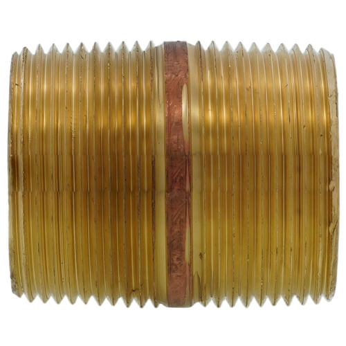 Main product image of 1-1/4" x 2" Brass Nipple (Lead Free)