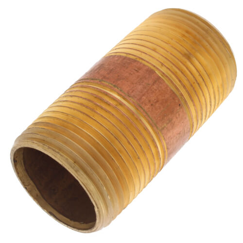 Main product image of 1-1/4" x 2-1/2" Brass Nipple (Lead Free)