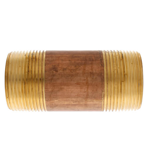 Main product image of 1-1/4" x 3-1/2" Brass Nipple (Lead Free)