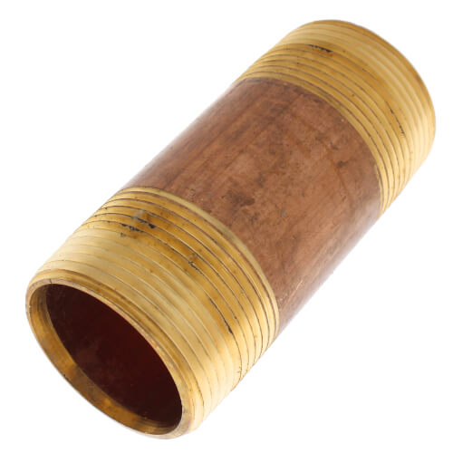 Main product image of 1-1/4" x 3-1/2" Brass Nipple (Lead Free)
