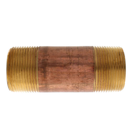 Main product image of 1-1/4" x 4" Brass Nipple (Lead Free)