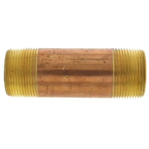 Main product image of 1-1/4" x 4-1/2" Brass Nipple (Lead Free)