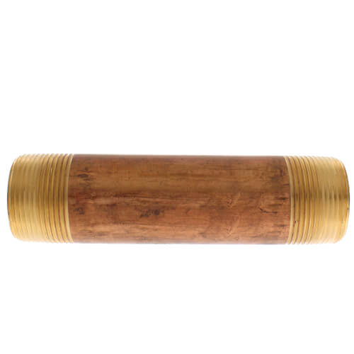 Main product image of 1-1/4" x 6" Brass Nipple (Lead Free)