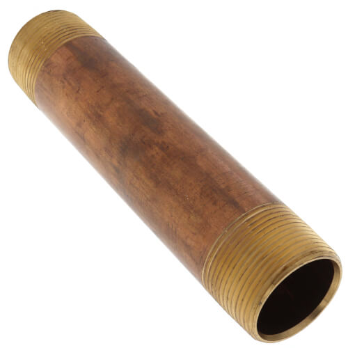 Main product image of 1-1/4" x 7" Brass Nipple (Lead Free)