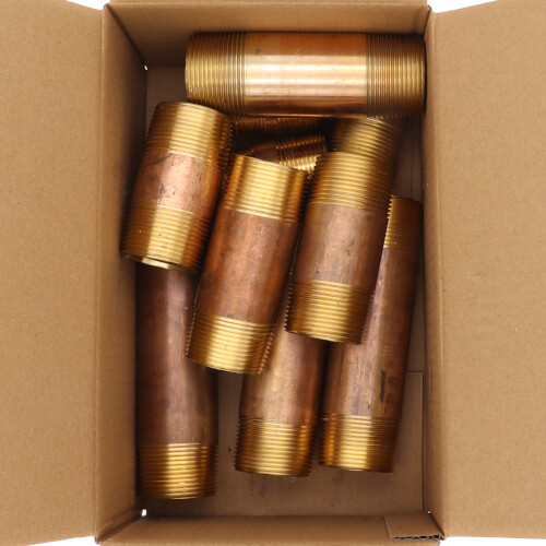 Main product image of 1-1/4" Brass Nipple Set (Close to 6" Length) (Lead Free)