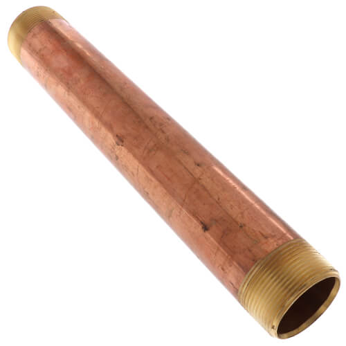 Main product image of 1-1/2" x 12" Brass Nipple (Lead Free)