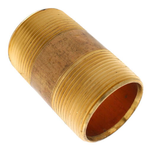 Main product image of 1-1/2" x 3" Brass Nipple (Lead Free)
