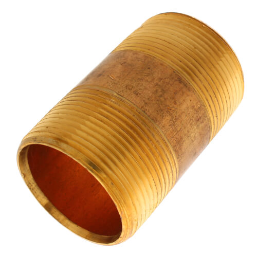 Main product image of 1-1/2" x 3" Brass Nipple (Lead Free)