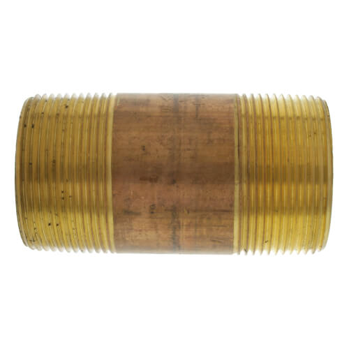 Main product image of 1-1/2" x 3-1/2" Brass Nipple (Lead Free)