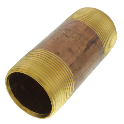 Main product image of 1-1/2" x 4" Brass Nipple (Lead Free)