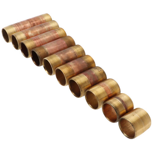 Main product image of 1-1/2" Brass Nipple Set (Close to 6" Length) (Lead Free)