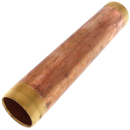 Main product image of 2" x 12" Brass Nipple (Lead Free)