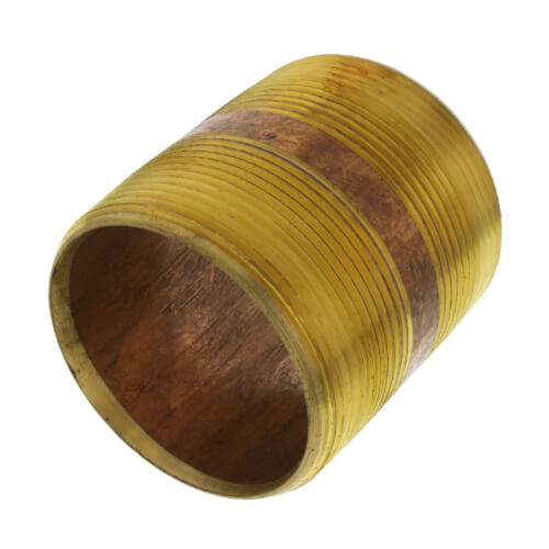 Main product image of 2" x 2-1/2" Brass Nipple (Lead Free)