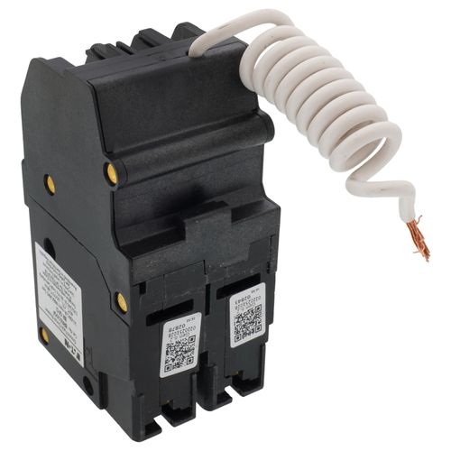 Main product image of 2-Pole BR GFCI Circuit Breaker, Common Trip, 10 kAIC, Pigtail Neutral (20A, 120/240V)