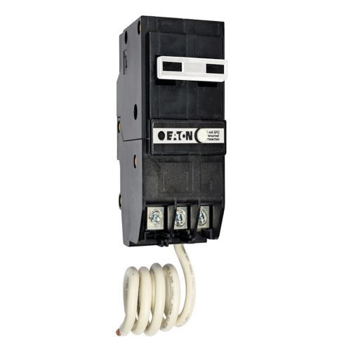 Main product image of 2-Pole BR GFCI Circuit Breaker, Common Trip, 10 kAIC, Pigtail Neutral (60A, 120/240V)