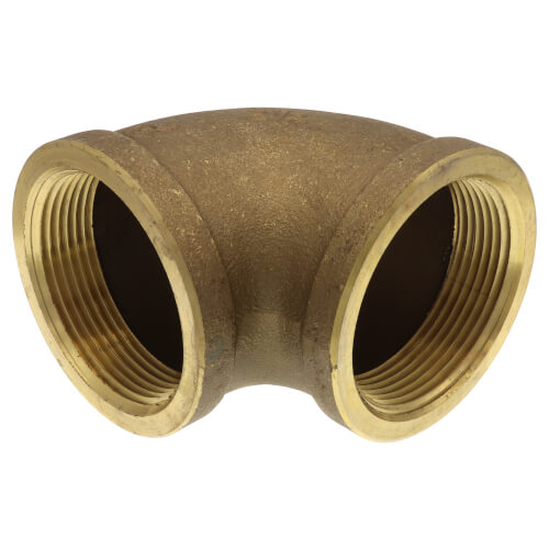 Main product image of 2-1/2" FIP Brass 90-Degree Elbow (Lead Free)