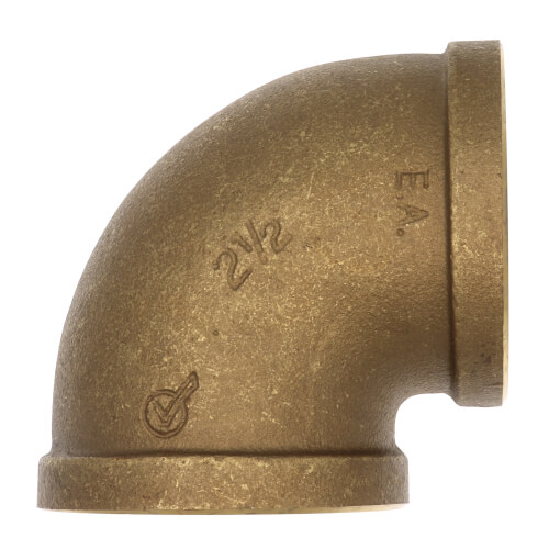 Main product image of 2-1/2" FIP Brass 90-Degree Elbow (Lead Free)