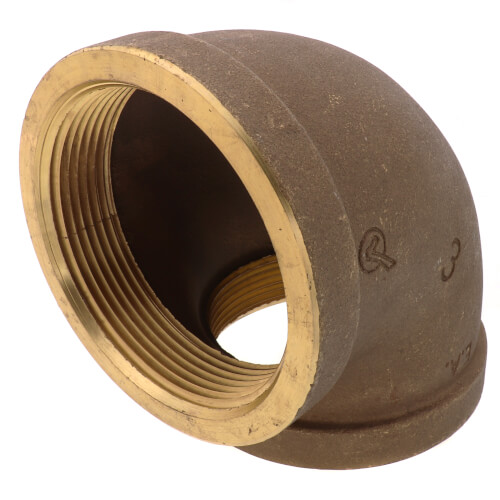 Main product image of 3" FIP Brass 90-Degree Elbow (Lead Free)