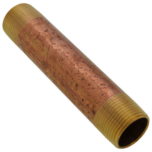 1" Brass Nipple Set (Close to 6" Length) (Lead Free)