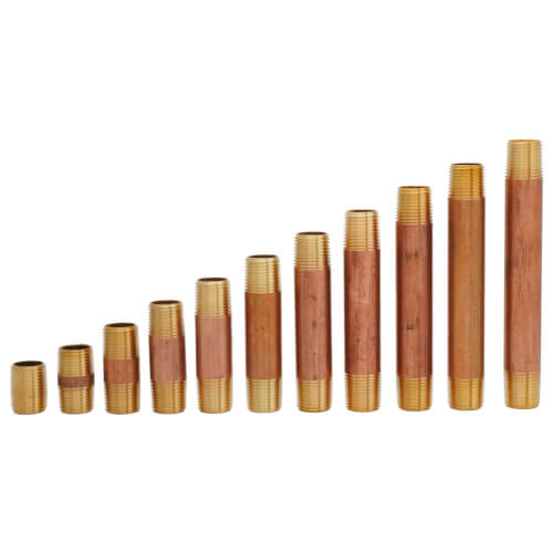 Main product image of 1/2" Brass Nipple Set (Close to 6" Length) (Lead Free)