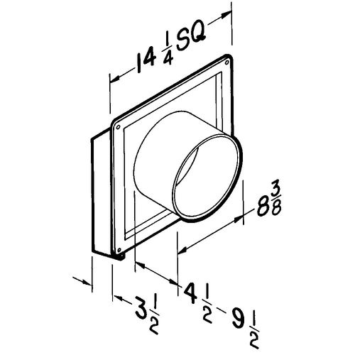Main product image of Model 509 8" Direct Discharge Ventilation Fan (200 CFM)