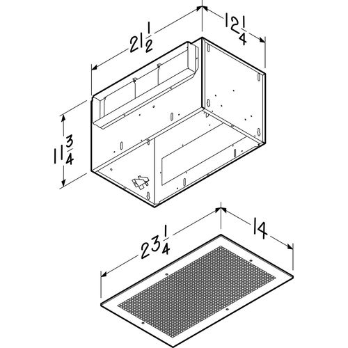 Main product image of L500 Ceiling Mount Ventilation Fan, 4-1/2" x 18-1/2" Duct (514 CFM)
