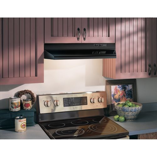 Main product image of 30" Black Under Cabinet Range Hood (160 CFM)