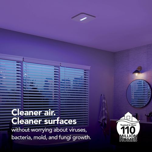 Main product image of SurfaceShield Vital Vio Powered Exhaust Fan w/ LED Light & Antibacterial Light (110 CFM)